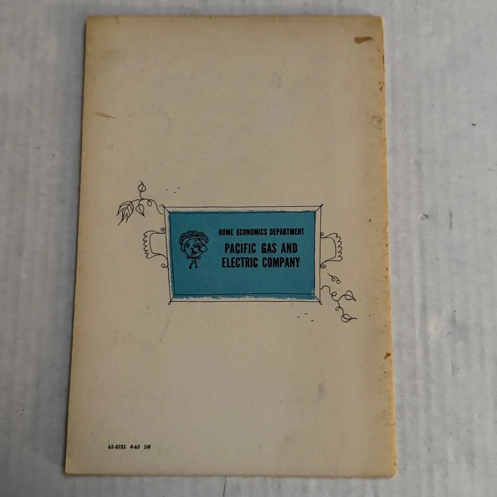 Vintage 1962 Food Freezing Facts Booklet Edison Electric Institute Mid Century